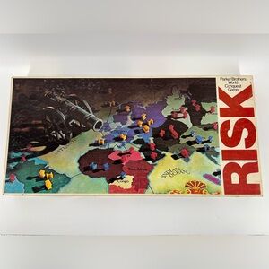 Vintage 1975 Risk Board Game Complete All Original Strategy Game Night